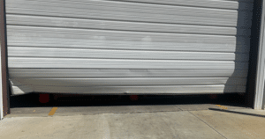 how to fix a garage door off track