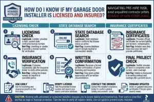How Do I Know If My Garage Door Installer Is Licensed and Insured?